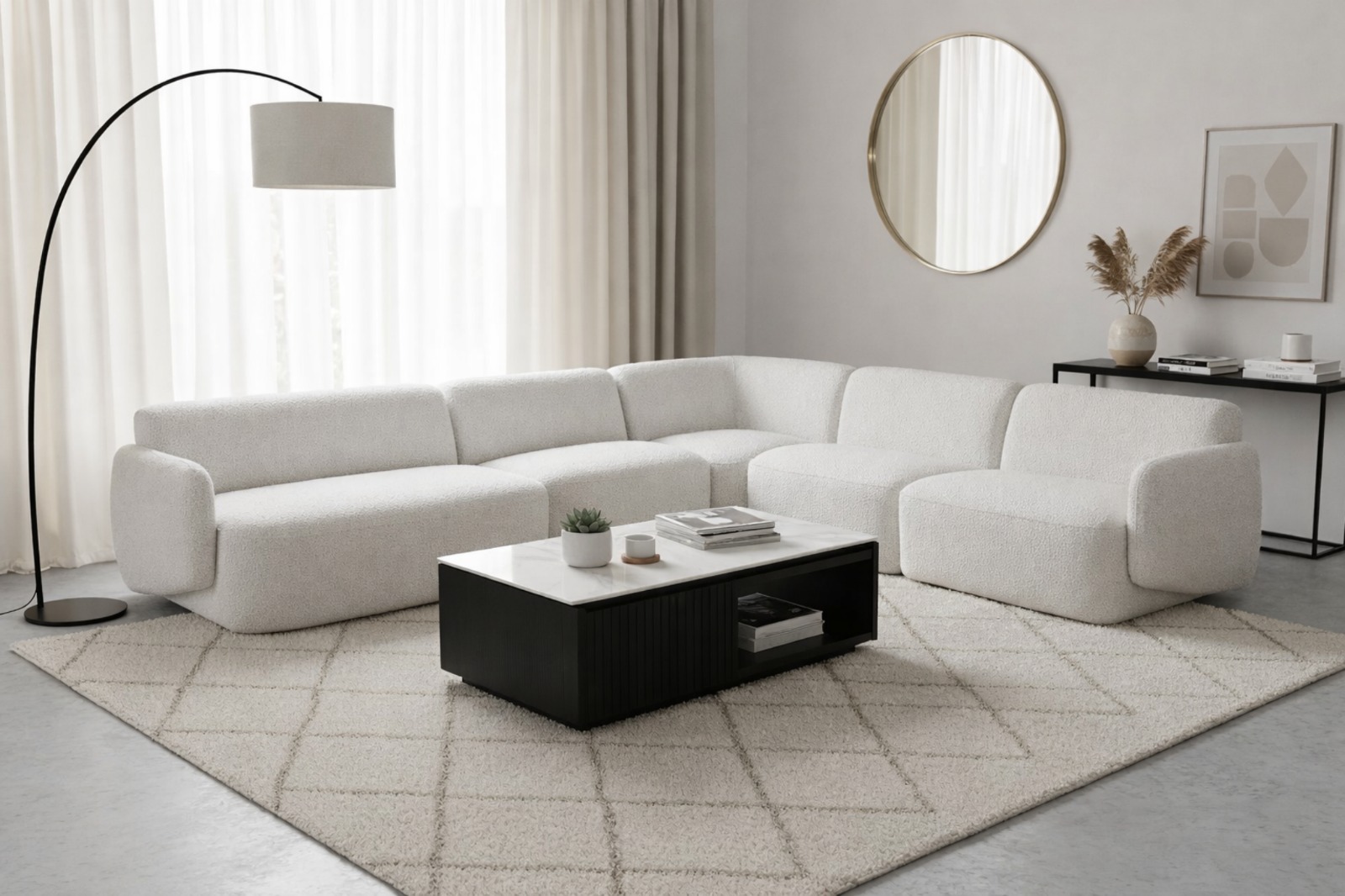 Astrid Corner Modular With LHF Chaise
