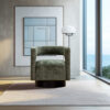 Aura Swivel Chair-Purple