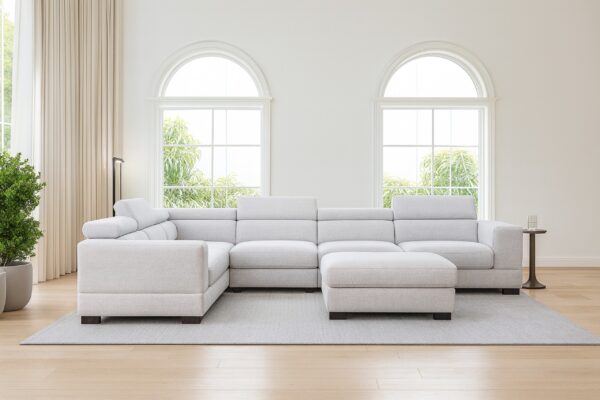 Canty Corner Modular- Light Grey