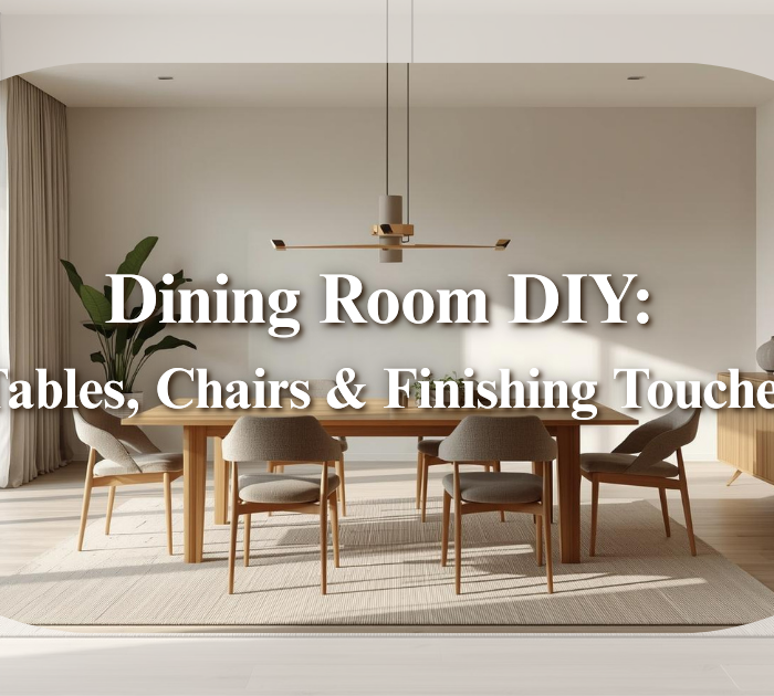 Dining Room DIY: Tables, Chairs & Finishing Touches