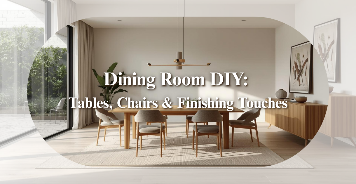 Dining Room DIY: Tables, Chairs & Finishing Touches