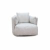 Eden Feature Swiviel Chair- Ivory